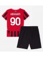 AC Milan Tammy Abraham #90 Kotipaita Lasten 2024-25 Lyhythihainen (+ shortsit)